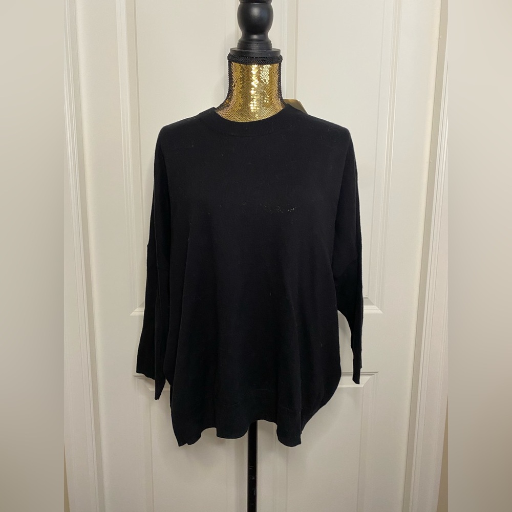 BNWT Muji 3/4 sleeve wide sweater